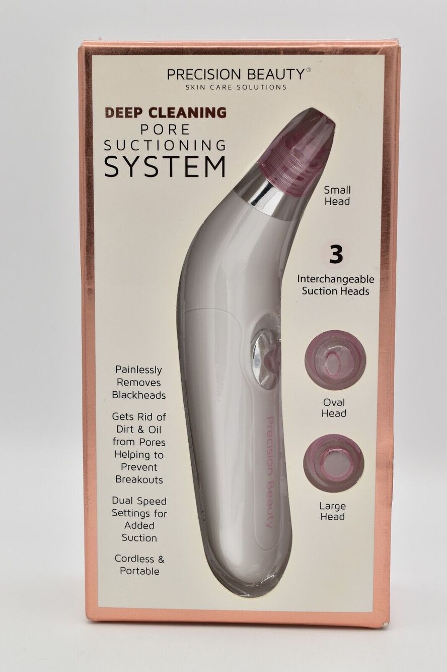 Precision Beauty Deep Cleaning Pore Suctioning Blackhead Remover System New Box